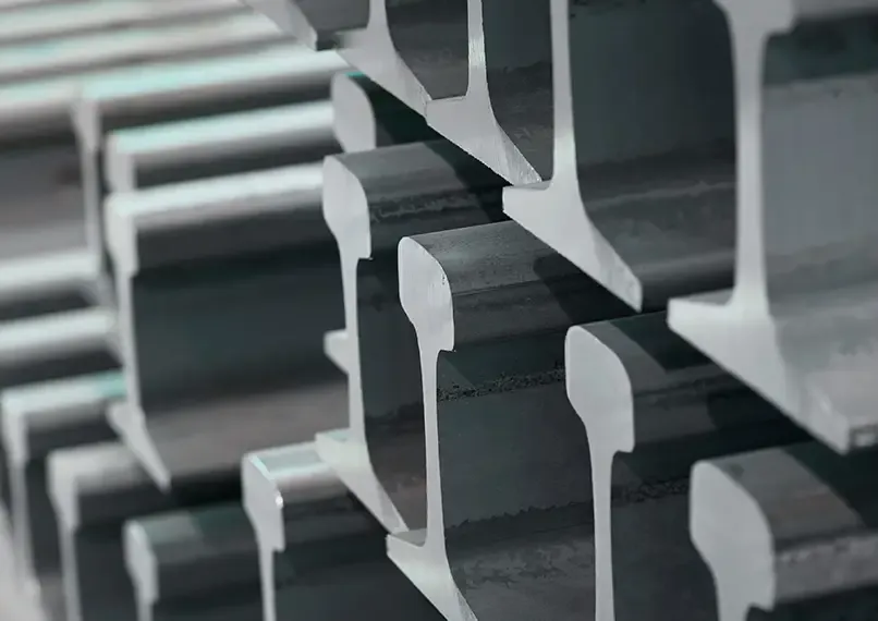 8 কেজি হালকা ইস্পাত রেল 6 এম স্ট্যান্ডার্ড